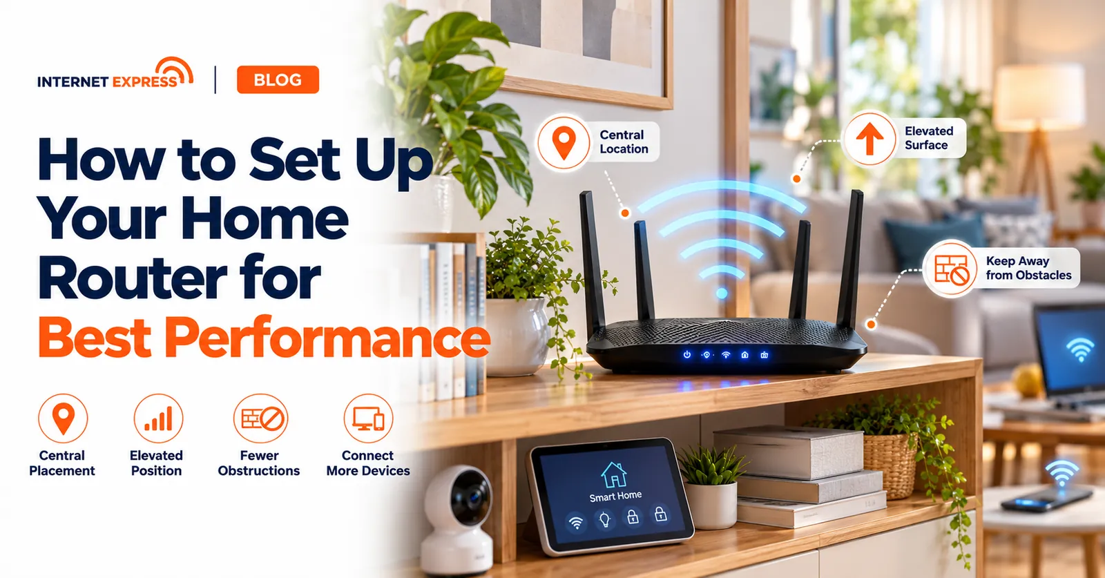 Internet Express illustration: How to setup your home router for best performance