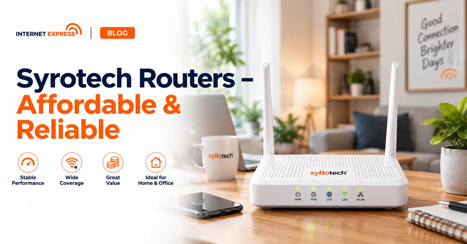Internet Express illustration: Syrotech routers: affordable and reliable