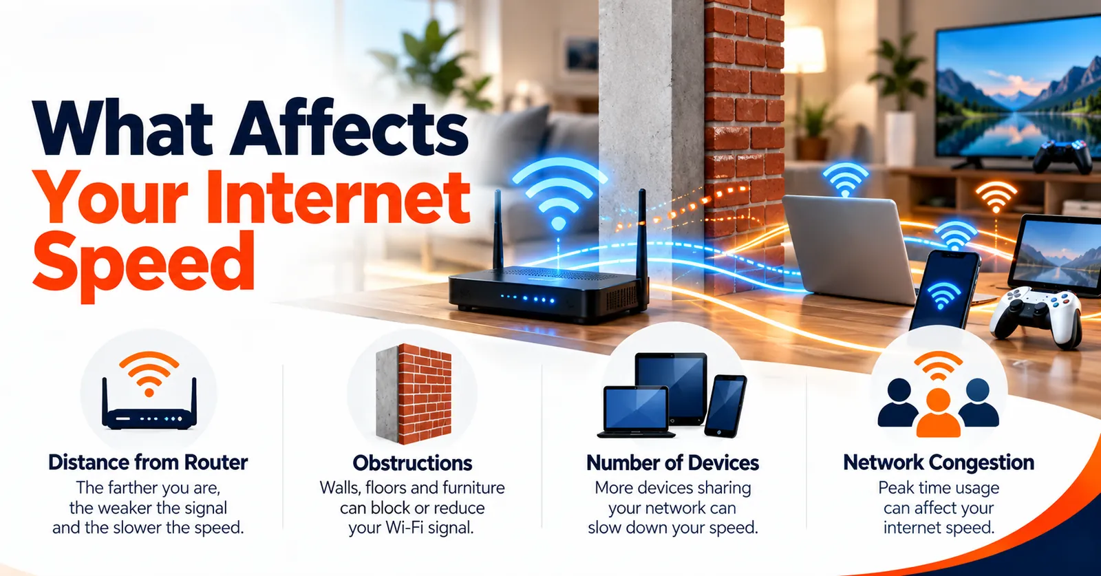 Internet Express illustration: What affects your internet speed