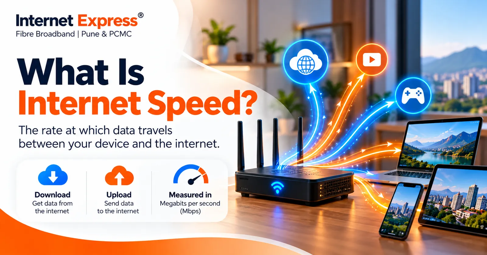Internet Express illustration: What is internet speed