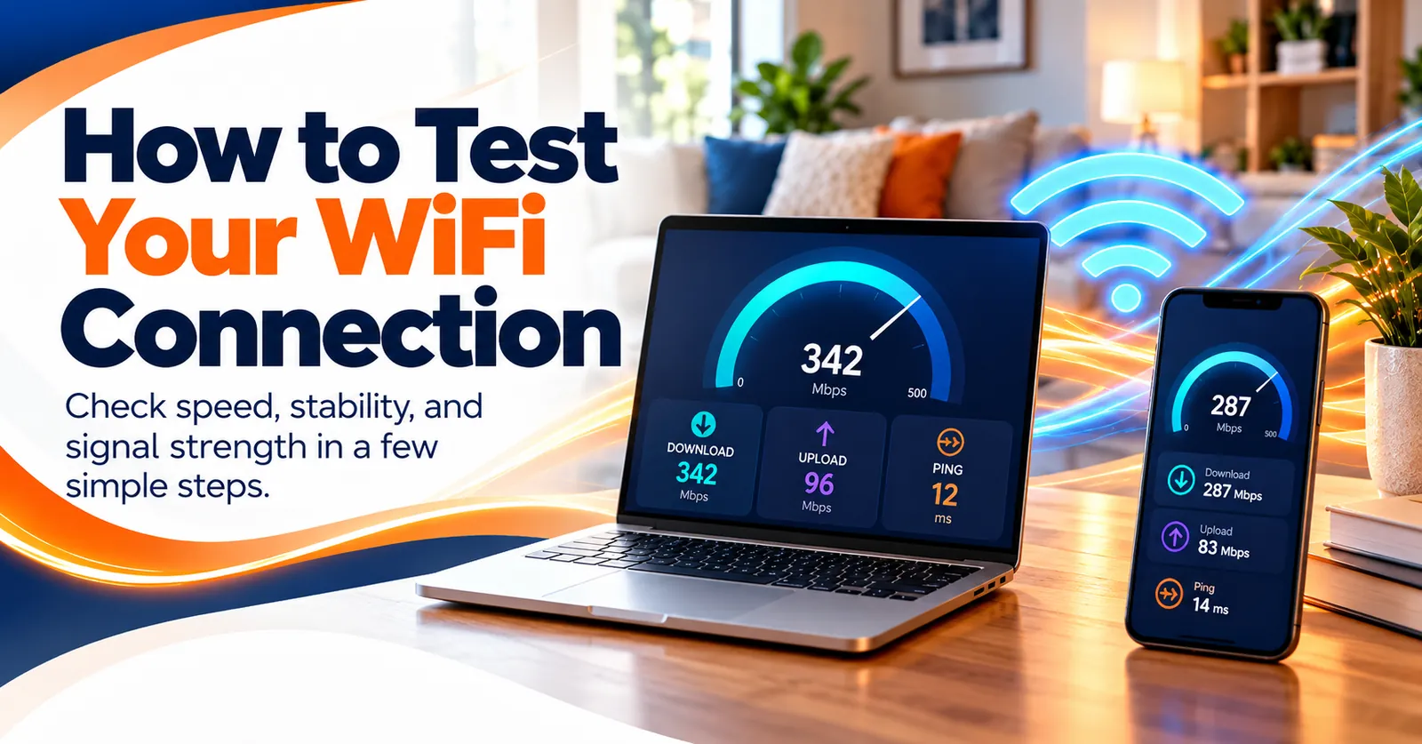 Internet Express illustration: How to test your wifi connection