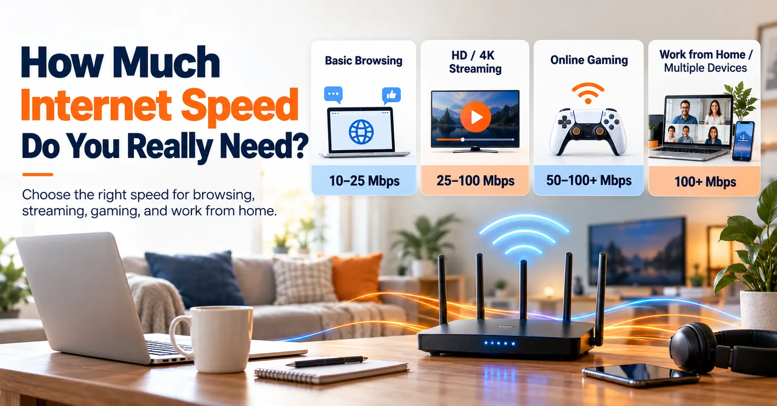 Internet Express illustration: How much internet speed do you really need
