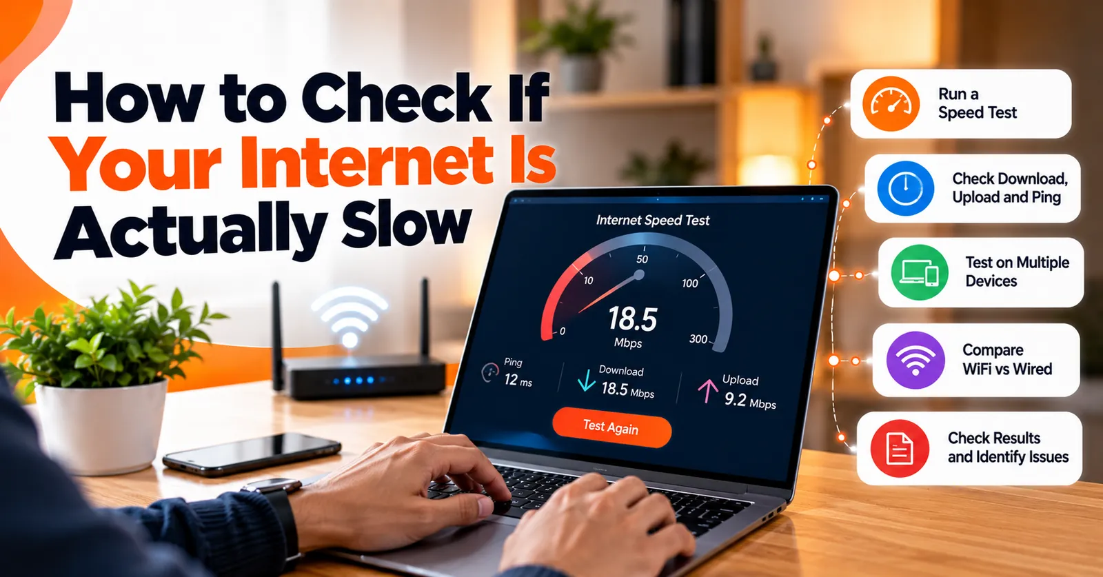 Internet Express illustration: How to check if your internet is actually slow