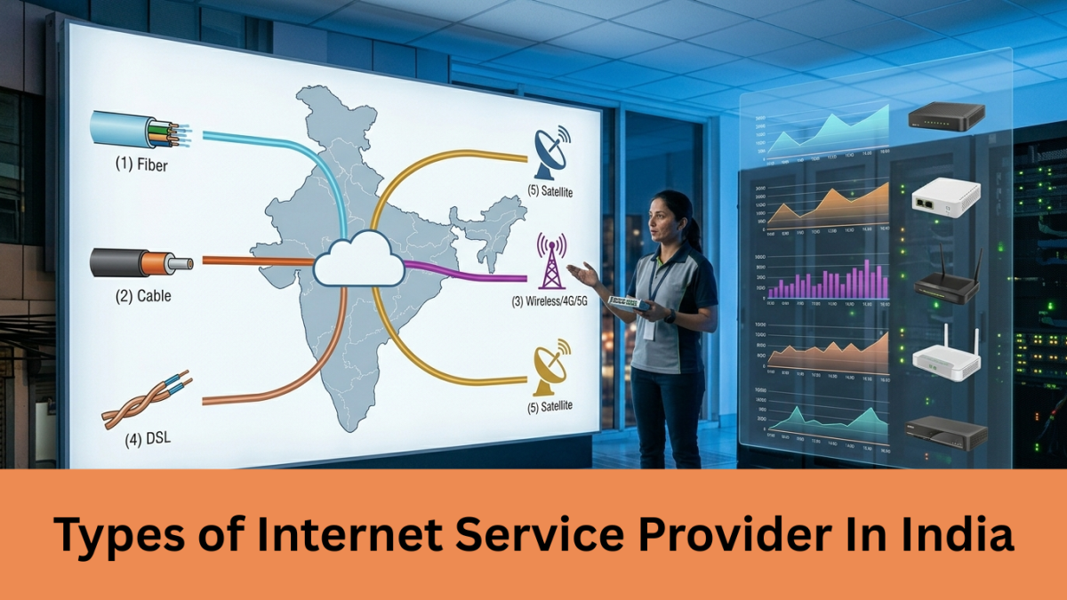 Types of Internet Service Provider In India